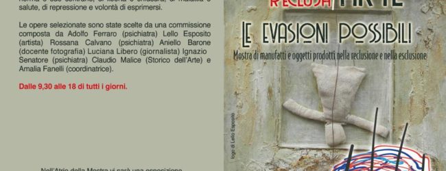 Asl, le opere dei pazienti del Centro Diurno di Riabilitazione in mostra al Maschio Angioino