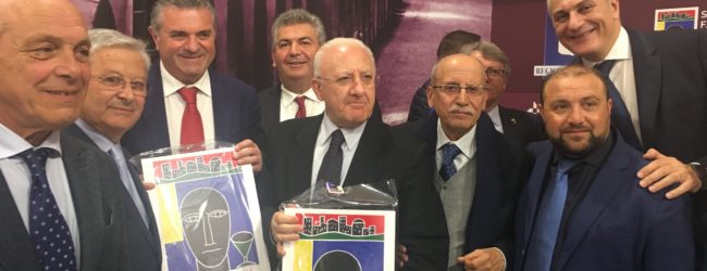 Verona| Vinitaly, Di Maio e i Governatori Zaia e De Luca brindano a Sannio Falanghina 2019