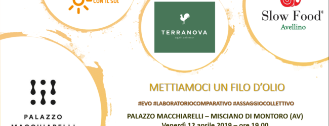 Montoro| Un laboratorio sull’olio extravergine d’oliva, appuntamento a Palazzo Macchiarelli