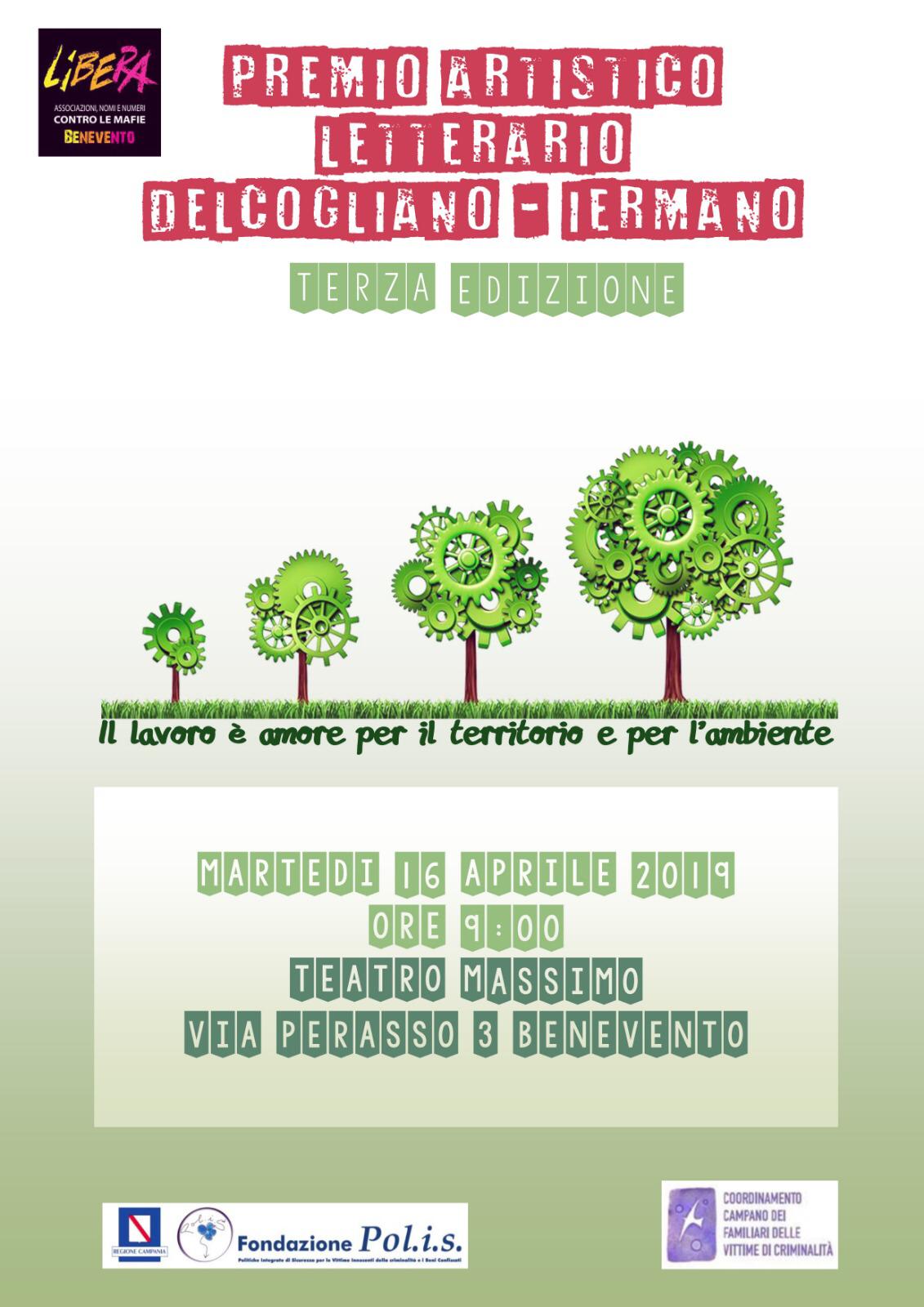 Benevento| Premio artistico letterario “Delcogliano – Iermano”, martedi’ al Teatro Massimo la terza edizione