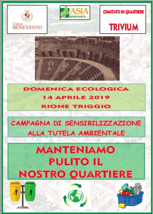 Benevento| Seconda giornata ecologica nell’antico quartiere Triggio