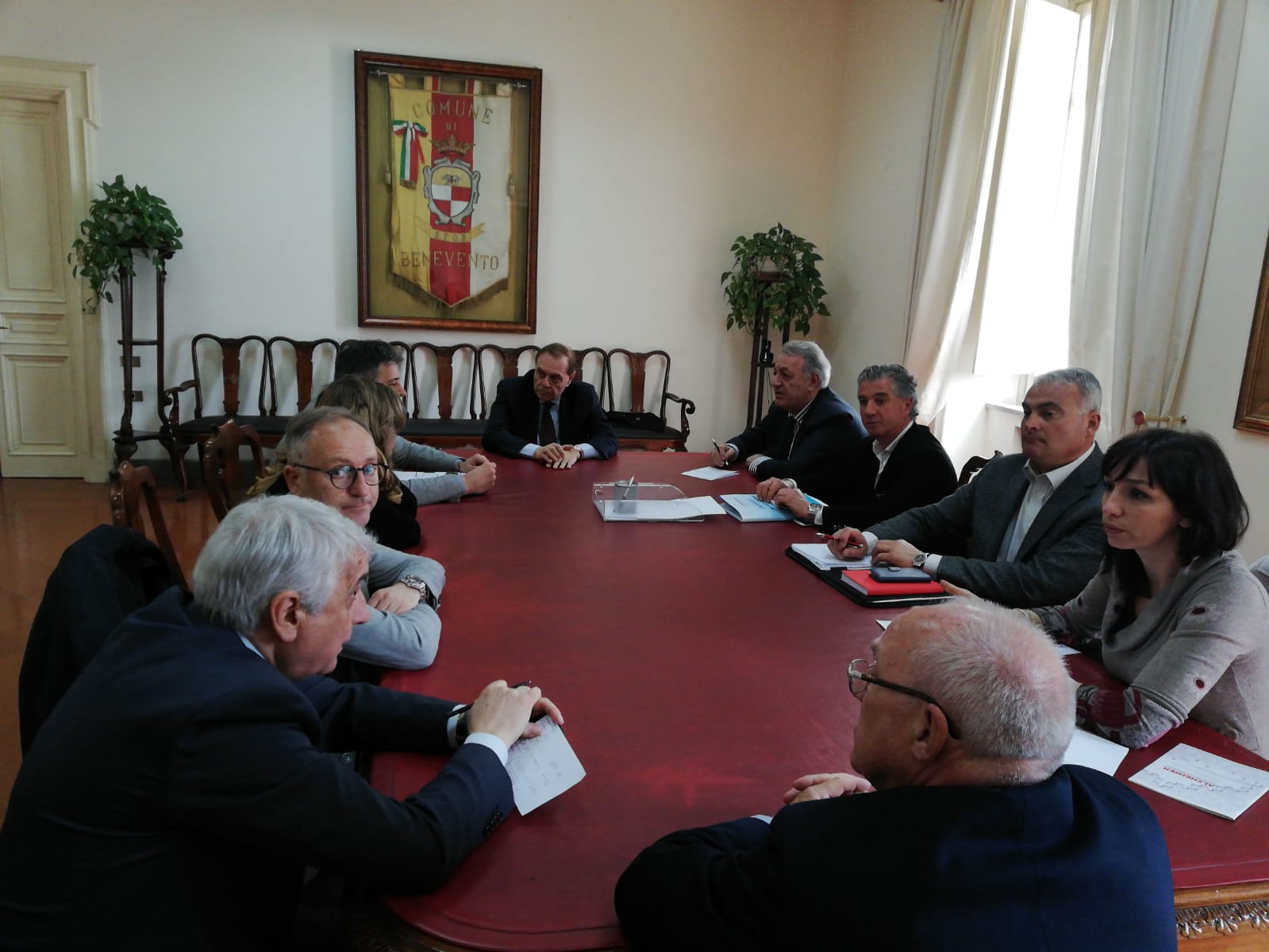 Benevento| Il sindaco Mastella ha ricevuto il presidente della Cesare Pozzo, Armando Messineo