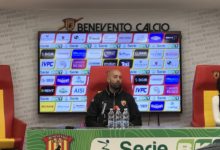Benevento, Bucchi: “Gara col Palermo importante, ma non decisiva. Voglio una squadra feroce”