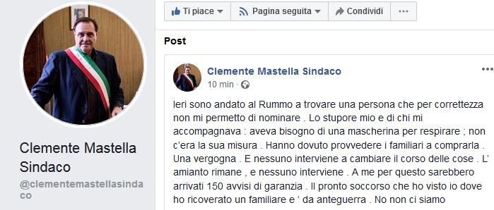 Benevento| Mastella attacca Pizzuti: pronto soccorso da anteguerra