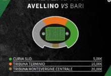 Avellino – Bari, alle 16 scatterà la prevendita. Scontistica per gli abbonati