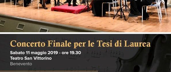 Tesi di Laurea in forma di Concerto pubblico per il Conservatorio «Nicola Sala» di Benevento