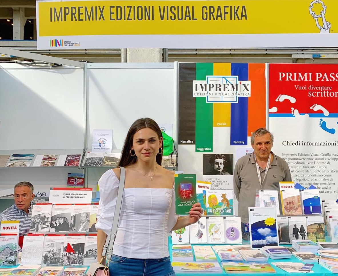 Una sannita al salone del libro di Torino con la poesia “Perdono”