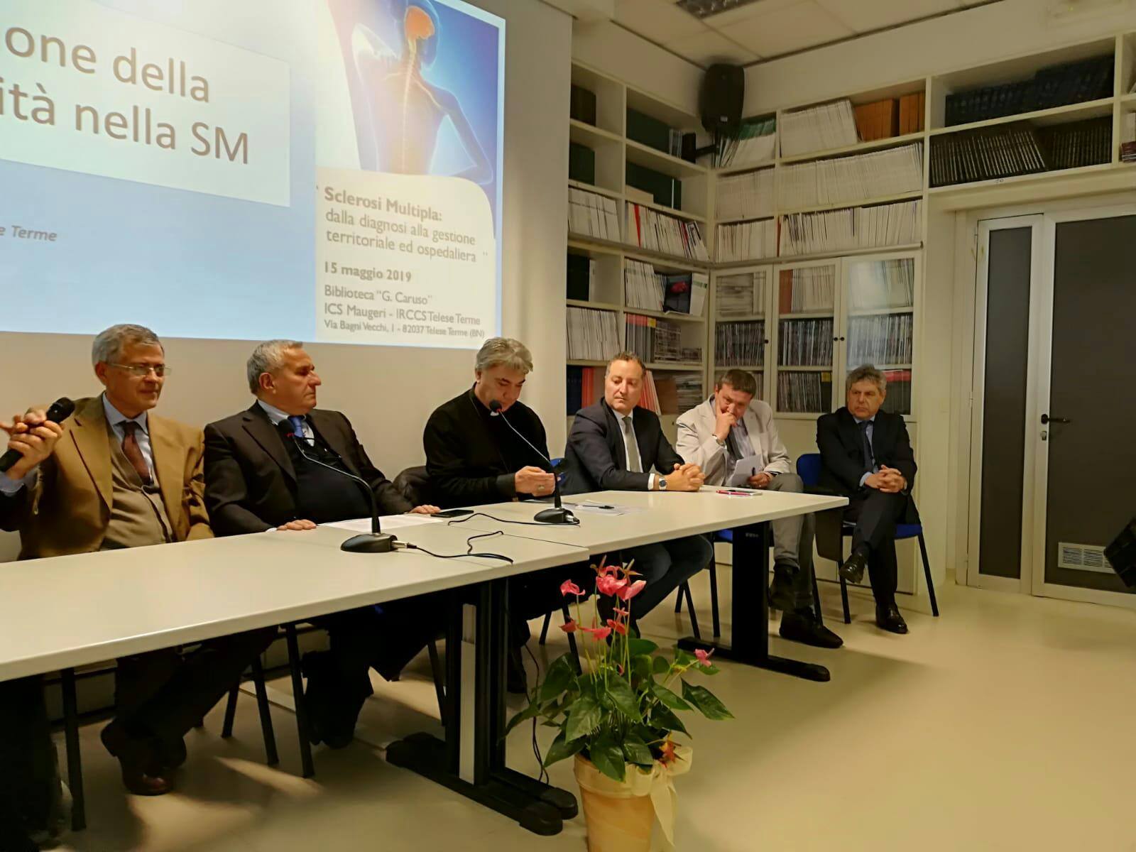 Sclerosi Multipla: dalla diagnosi alla gestione territoriale ed ospedaliera”:  successo per il convegno alla “Maugeri” di Telese Terme