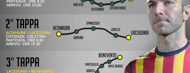 “Pedaliamo insieme contro la Sla”, la pedalata benefica di Fabio Lucioni. Sabato l’arrivo a Benevento