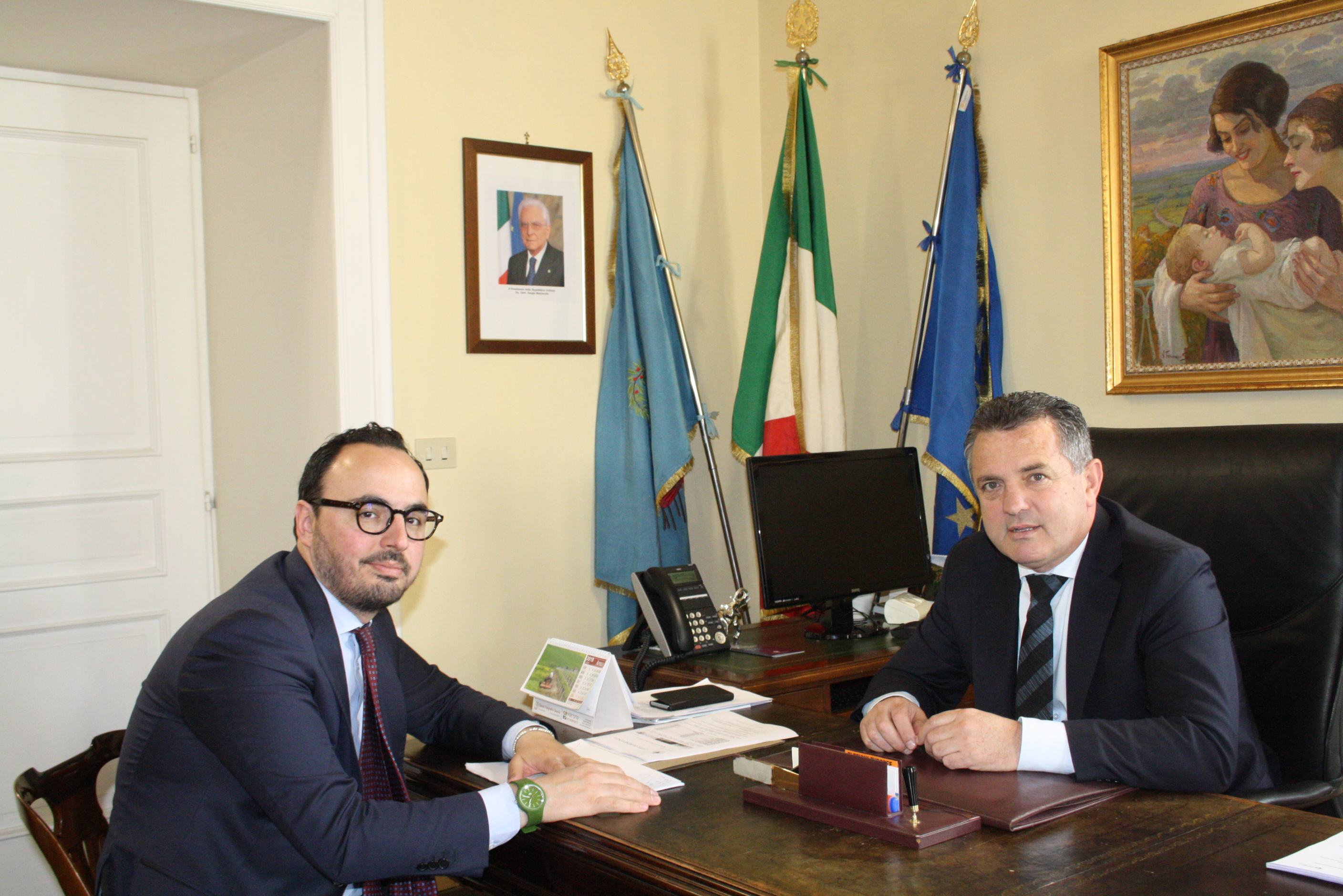 Benevento| Mauro (FI) incontra Di Maria: Ufficio Europa alla Provincia