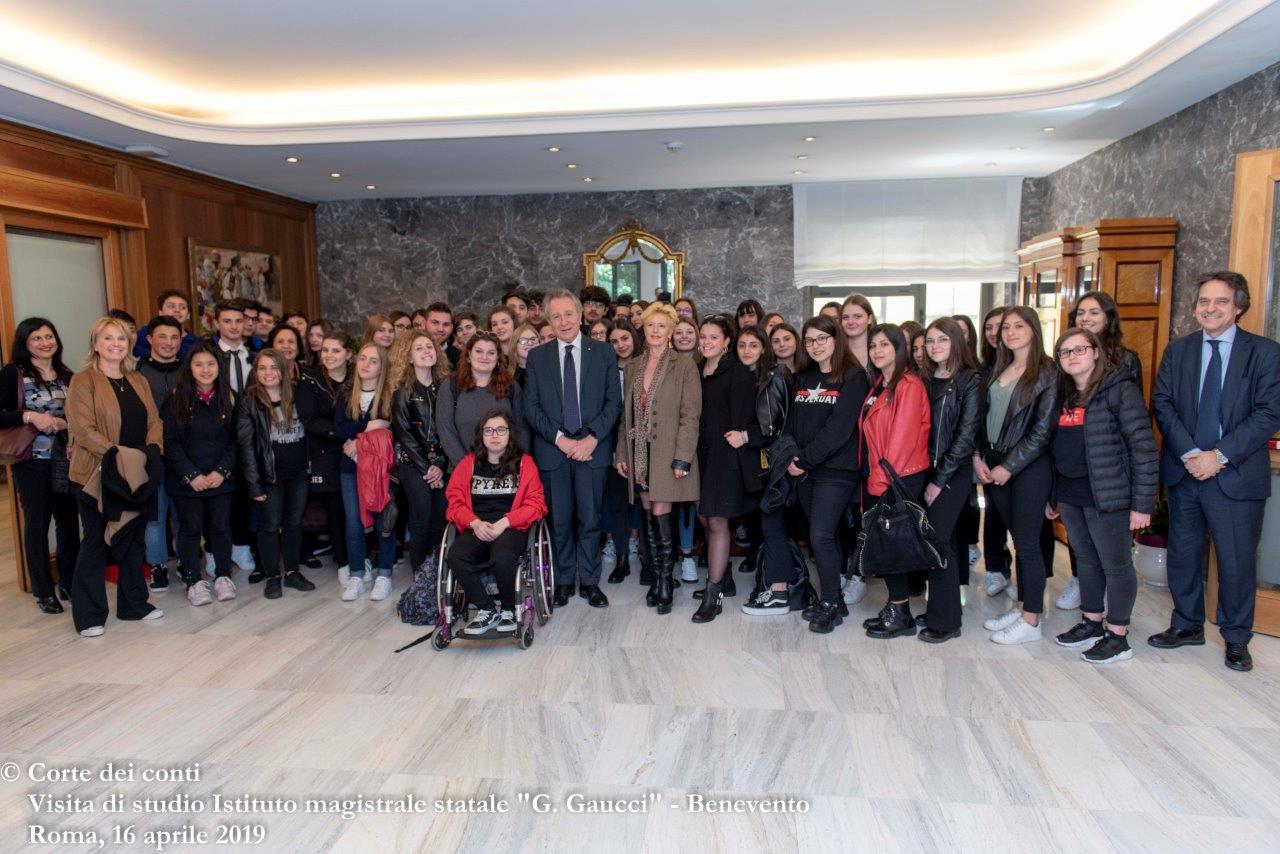 Benevento| Il Liceo Guacci in visita alla Corte dei Conti