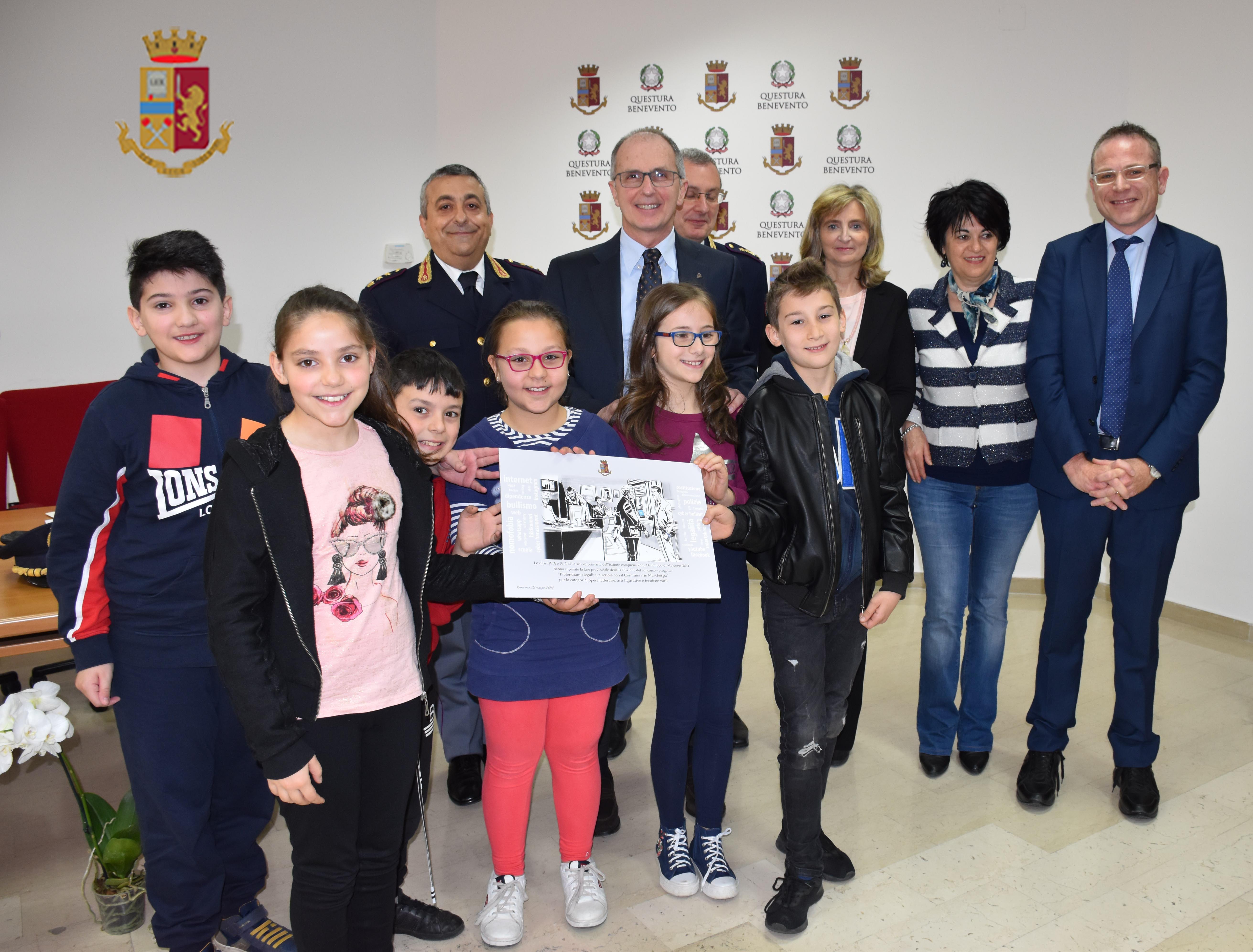 Benevento| Educazione alla legalità, alla Questura bilancio positivo