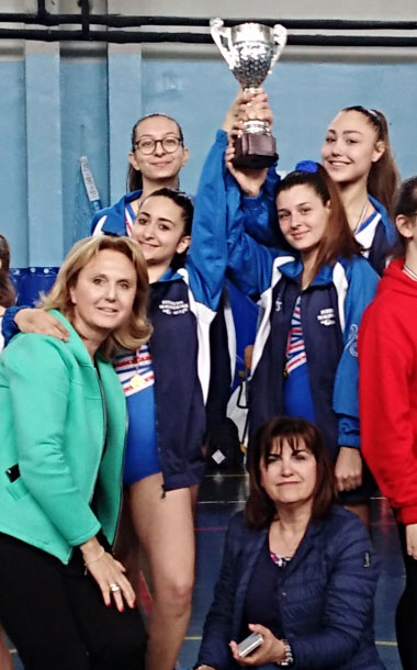 Benevento| Campionato studentesco provinciale di ginnastica, prime le allieve del Liceo Guacci