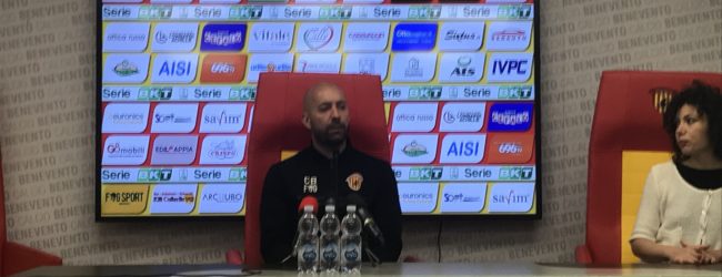 Benevento, Bucchi: “Siamo carichi. Il gruppo la nostra forza”