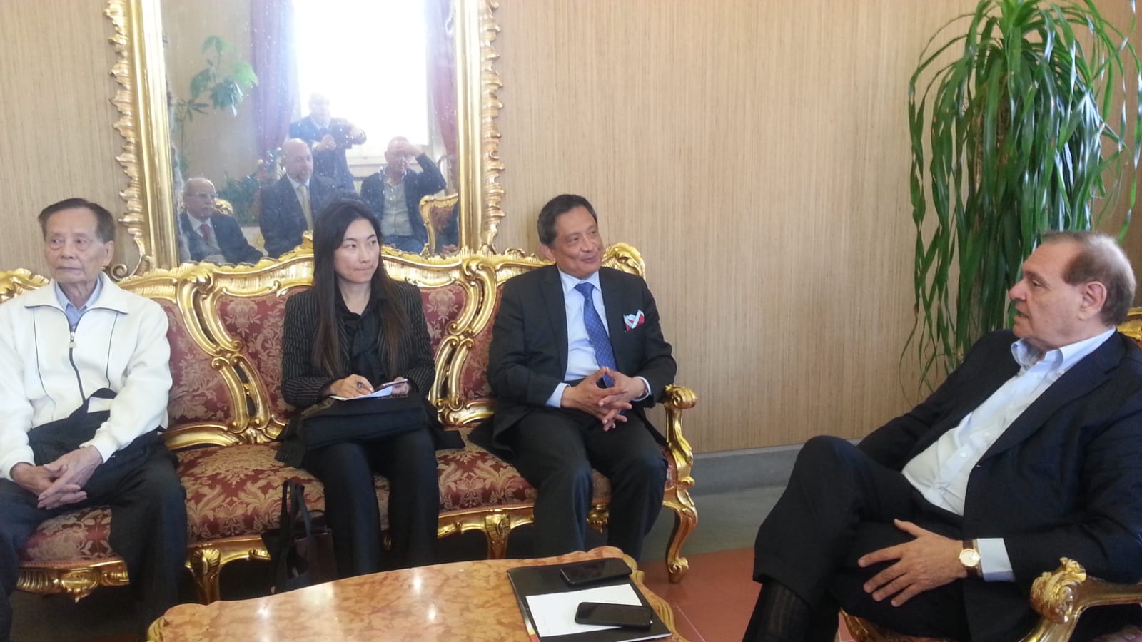 Benevento| L’Ambasciatore di Taiwan Lee a Palazzo Mosti