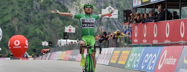 Ciclismo| Al Giro d’Italia Under 23 successo di tappa per Rubio della Aran Vejus. Festeggia anche il Sannio