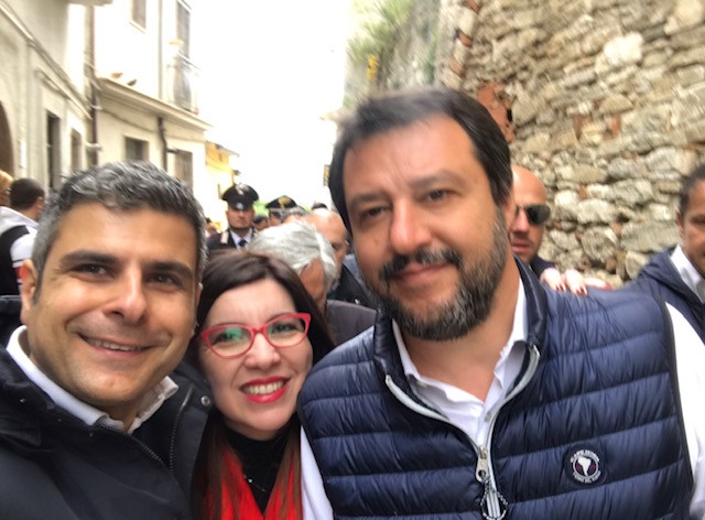 Successo della Lega nel Sannio, la soddisfazione di Salvini.