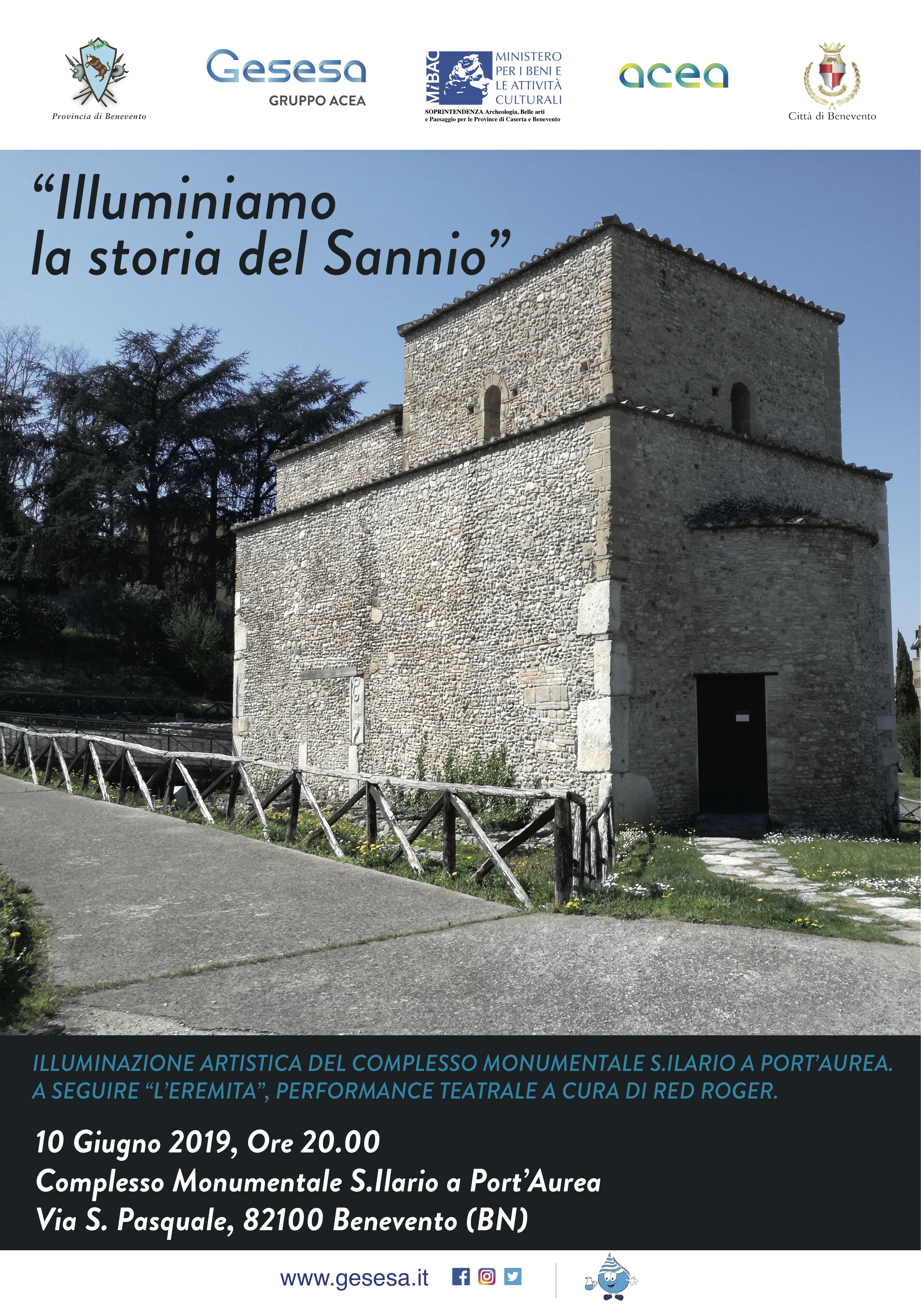 Benevento| Illuminazione del Complesso di Sant’Ilario, appuntamento a lunedi