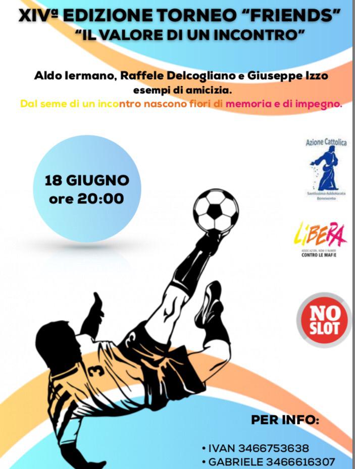 Benevento| Prende il via stasera la XIV Edizione Torneo Friends
