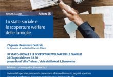 Benevento| Forum Allianz:”Lo stato sociale e le scoperture del welfare delle famiglie”