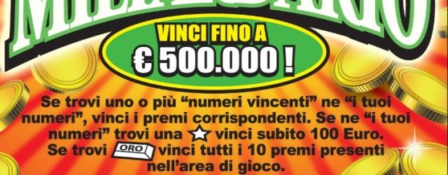 Altavilla Irpina| “Gratta e vinci” da mezzo milione di euro, è caccia al fortunato giocatore