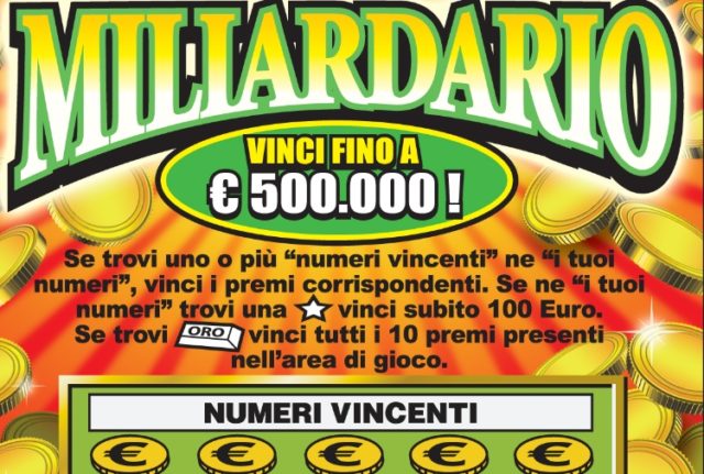 Altavilla Irpina| “Gratta e vinci” da mezzo milione di euro, è caccia al fortunato giocatore