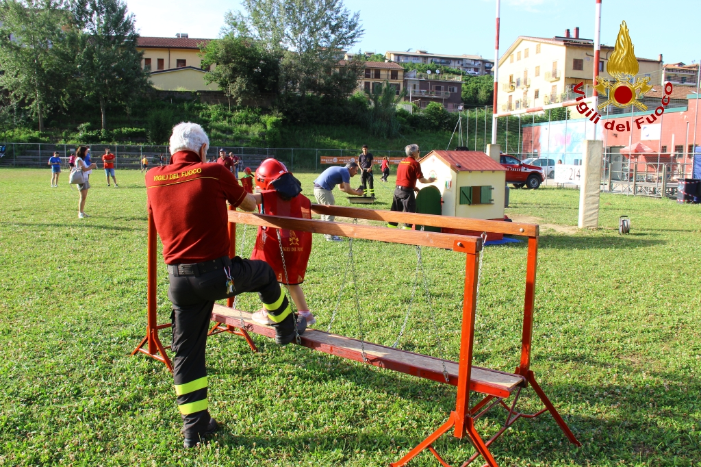 Avellino| Pompiere per un giorno, agli Sport Days percorso e diploma per 200 bambini