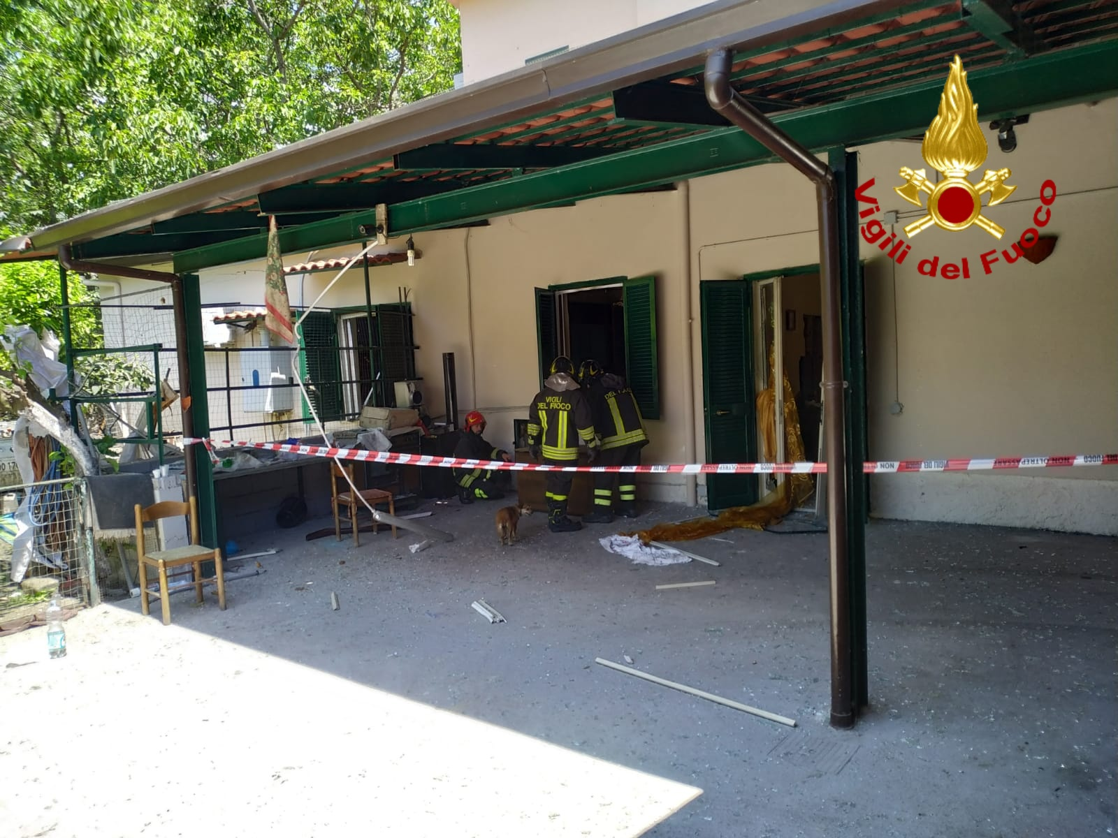 Lauro| Esplosione nella villetta, 70enne ricoverata al Centro Grandi Ustionati di Bari. Casa inagibile