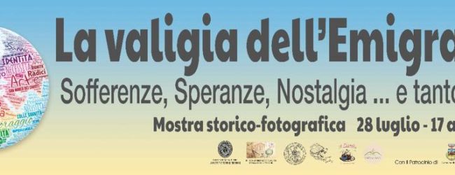 Reino| “La valigia dell’emigrante” dal 28 luglio al 17 agosto, la mostra storico-fotografica