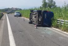Benevento| Impatto furgone e auto, un ferito