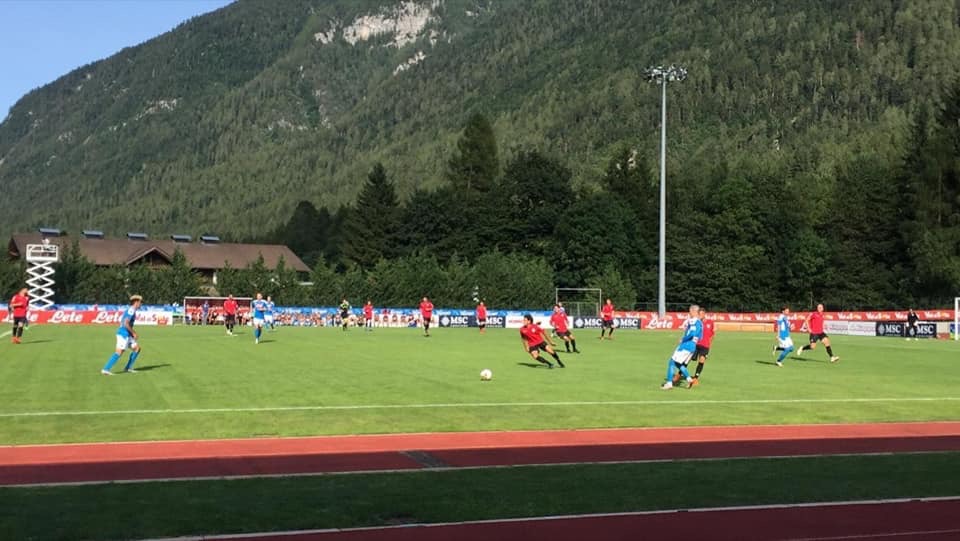 Napoli-Benevento: 1-2. Vokic firma il successo del test a Dimaro