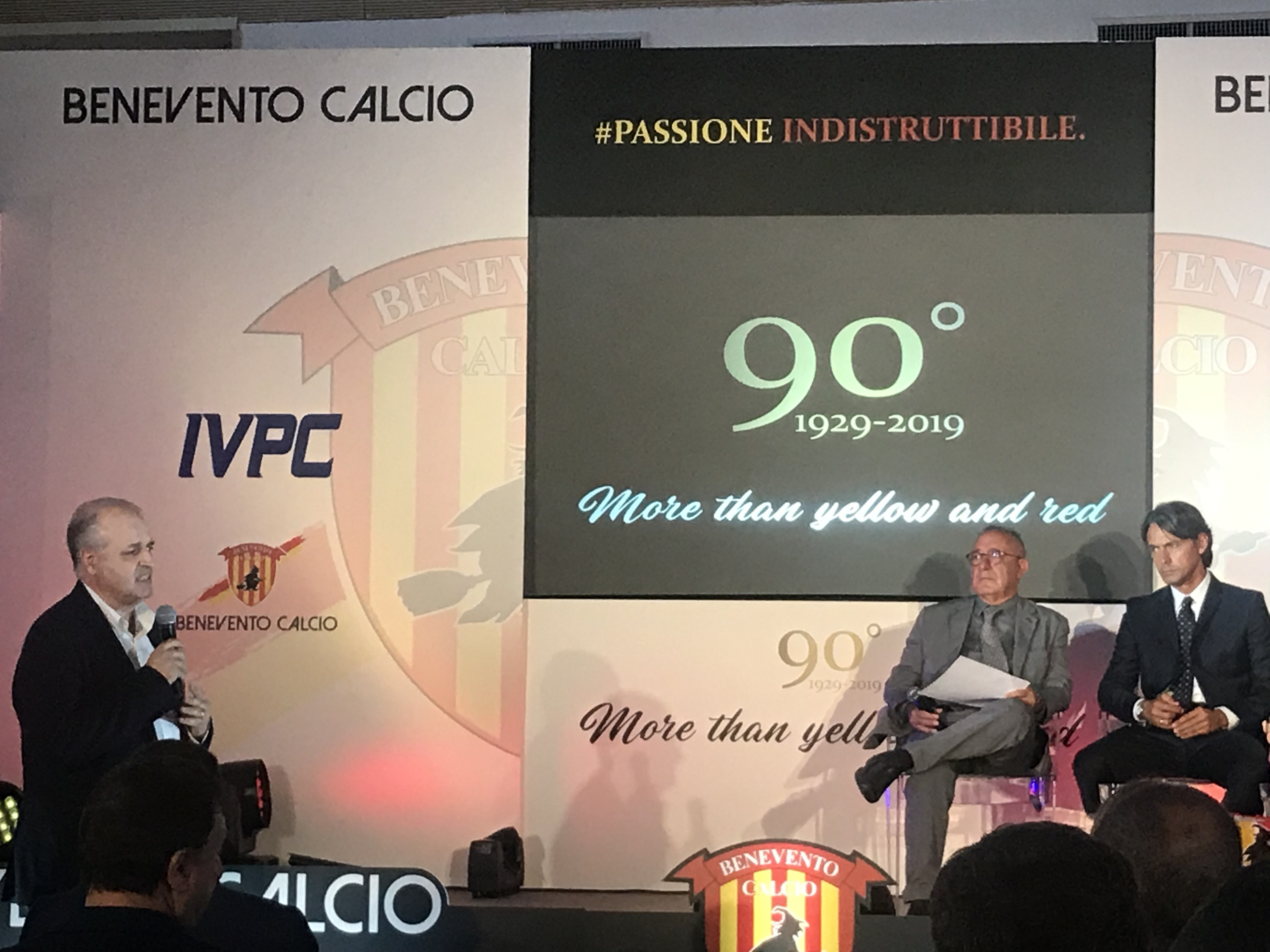 Benevento, il messaggio di benvenuto ad Inzaghi del sindaco Mastella