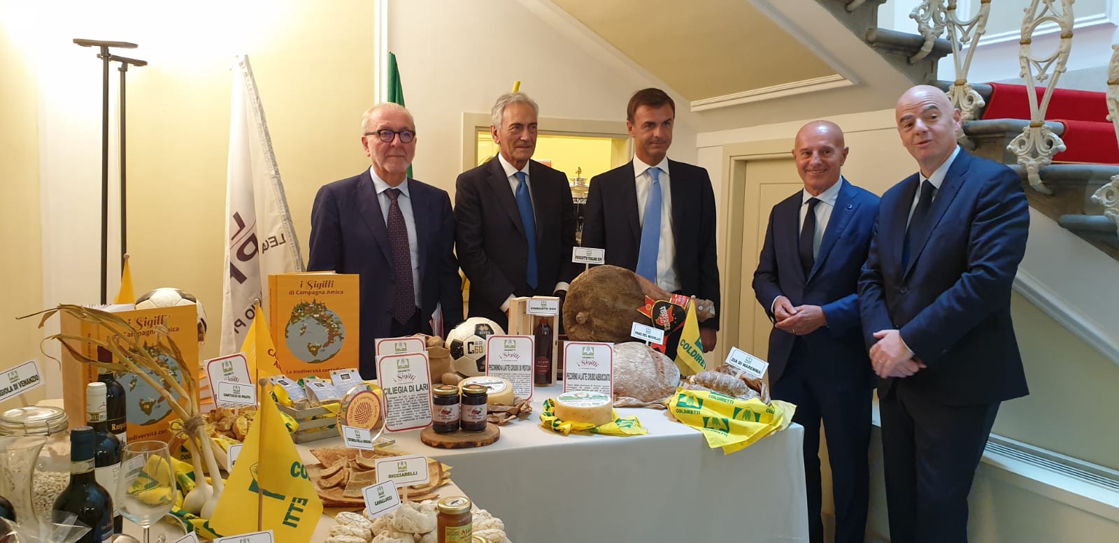 Calcio, Coldiretti: arriva il menu contadino a kmo per squadre e tifosi