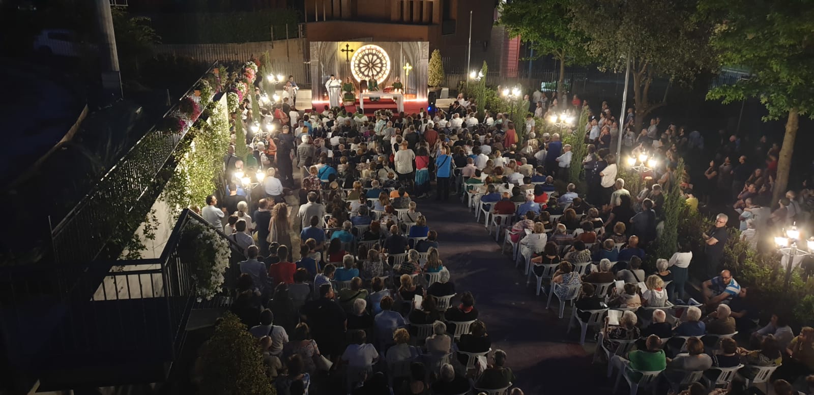 Torna a brillare Parco Palatucci. Mons. Aiello: “Sarà la nostra oasi di pace”