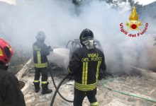 Solofra| Auto in fiamme, paura in via Selva Piana