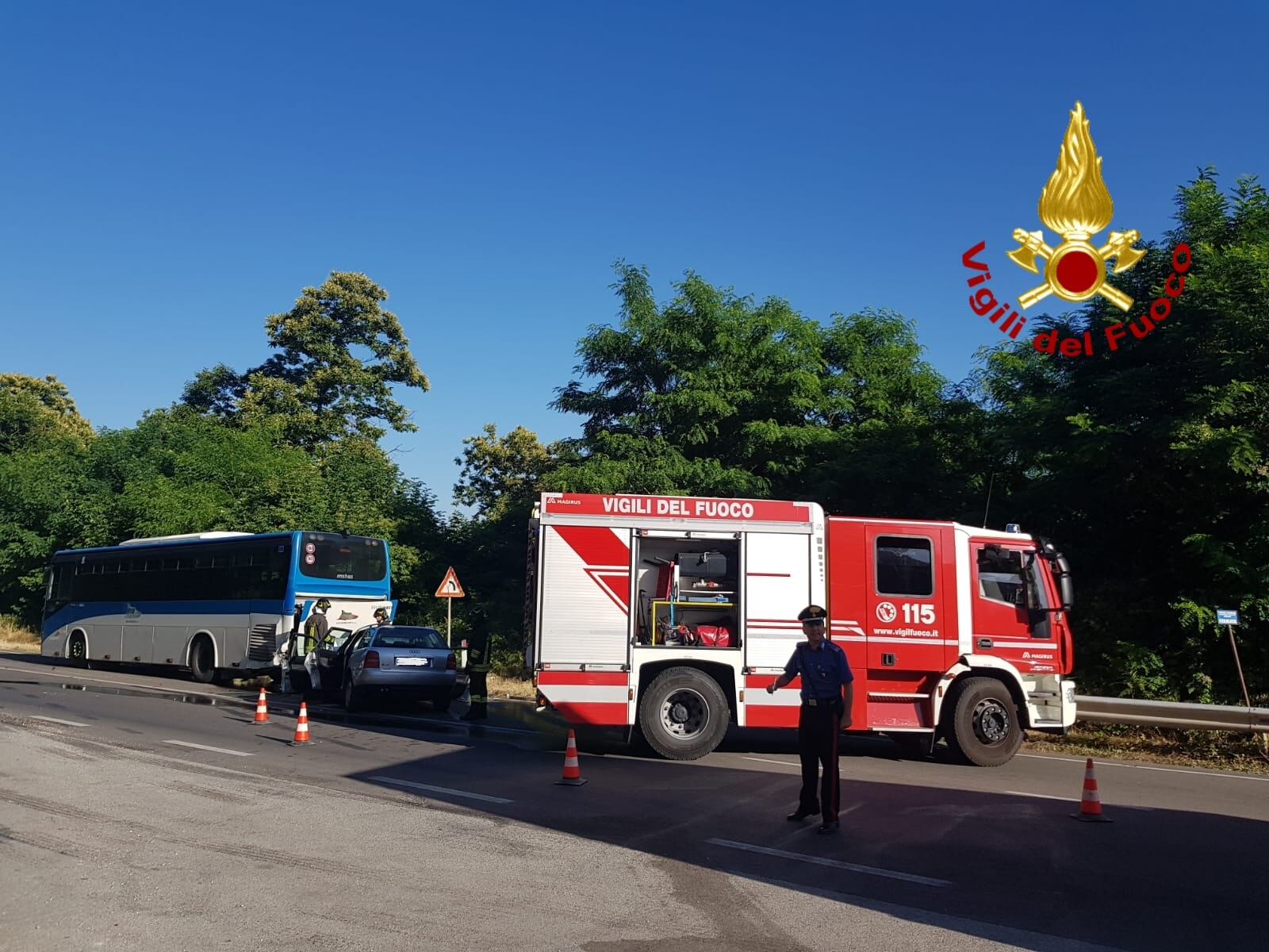 Chiusano San Domenico| Altro incidente sulla vecchia Ofantina, 3 i feriti portati al “Moscati”