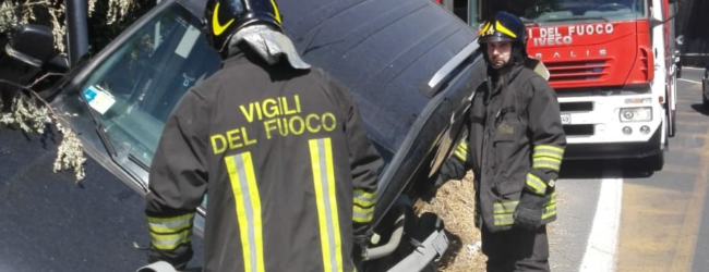 Manocalzati| Perde il controllo dell’auto e finisce fuori strada, altro incidente sull’Ofantina