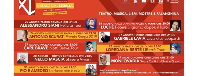 Benevento| Il Festival Città Spettacolo incontra la stampa