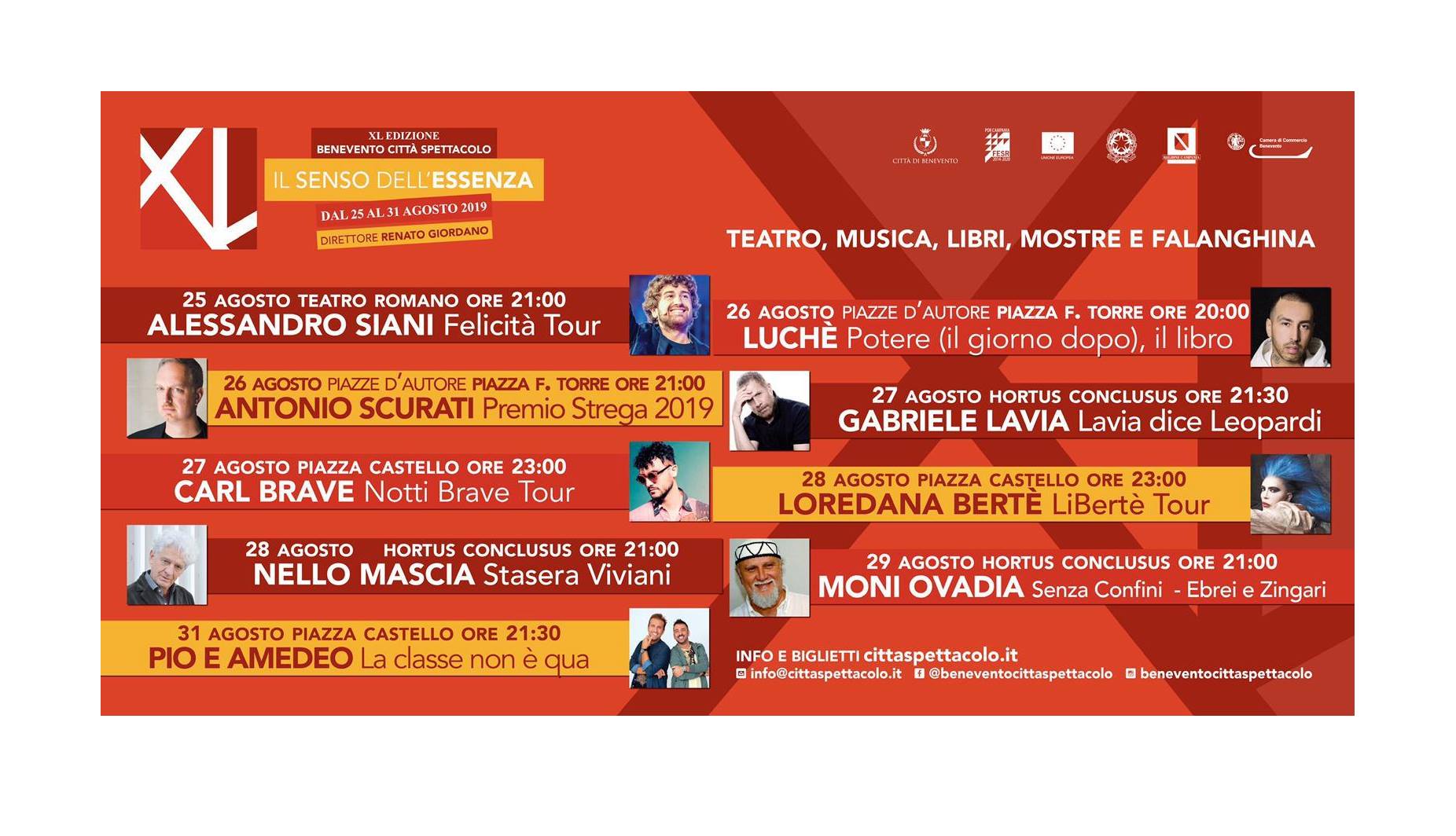 Benevento| Il Festival Città Spettacolo incontra la stampa