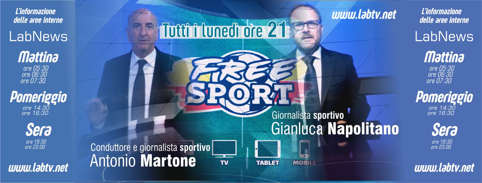 Benevento| L’attesa è finita: questa sera parte la trasmissione “Free Sport”