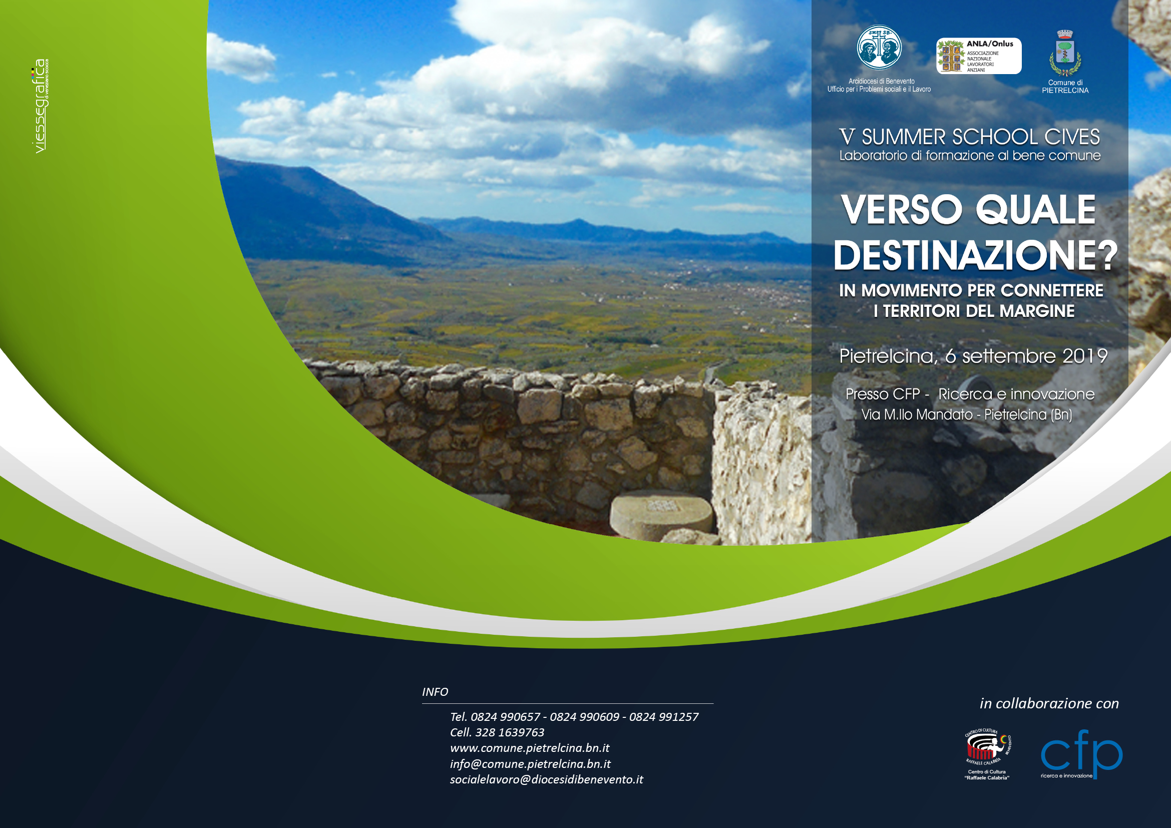 V° Summer School Cives a Pietrelcina sulle aree interne: il programma