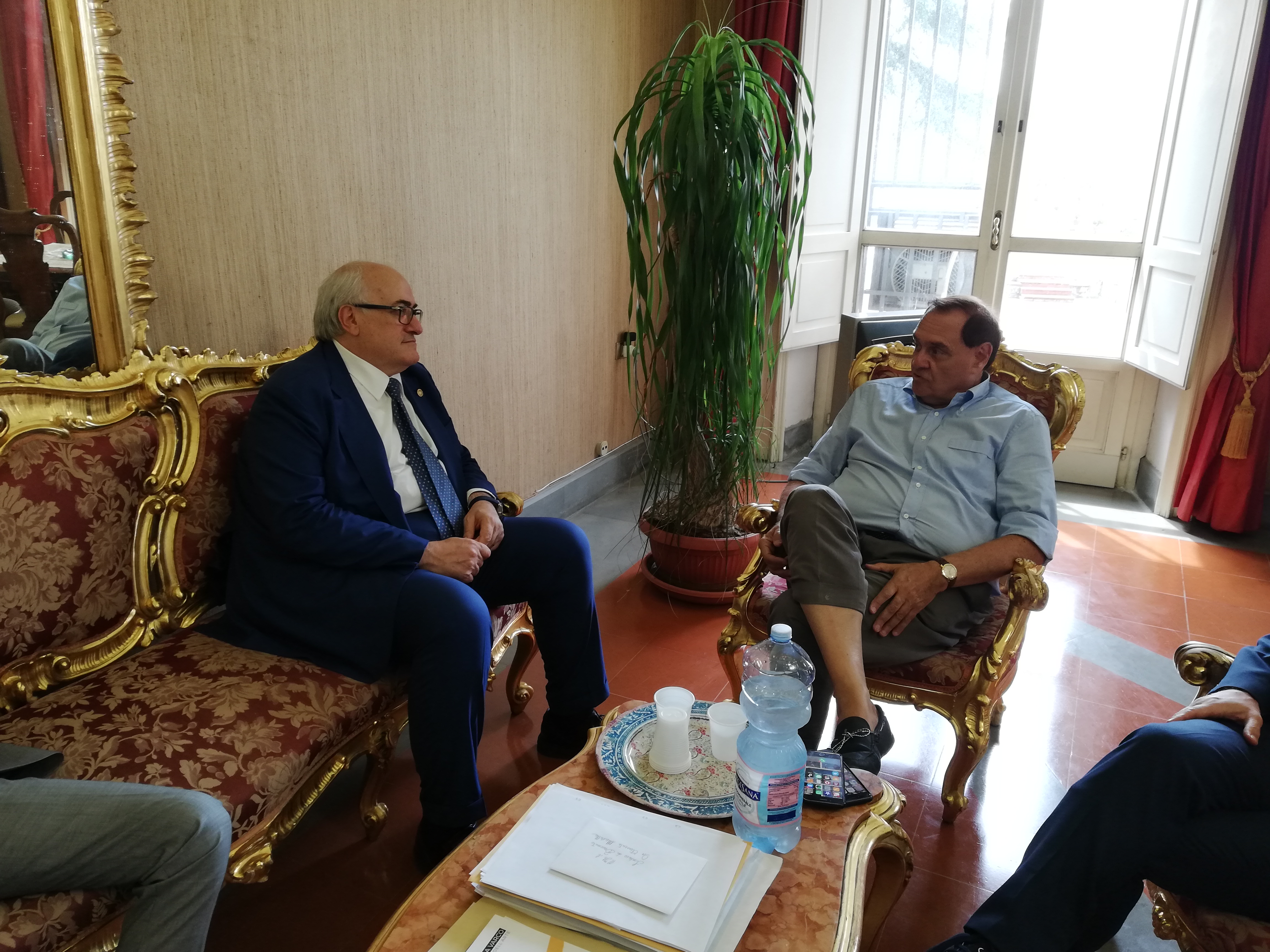 Benevento| Mastella incontra il nuovo Direttore del “San Pio” Ferrante