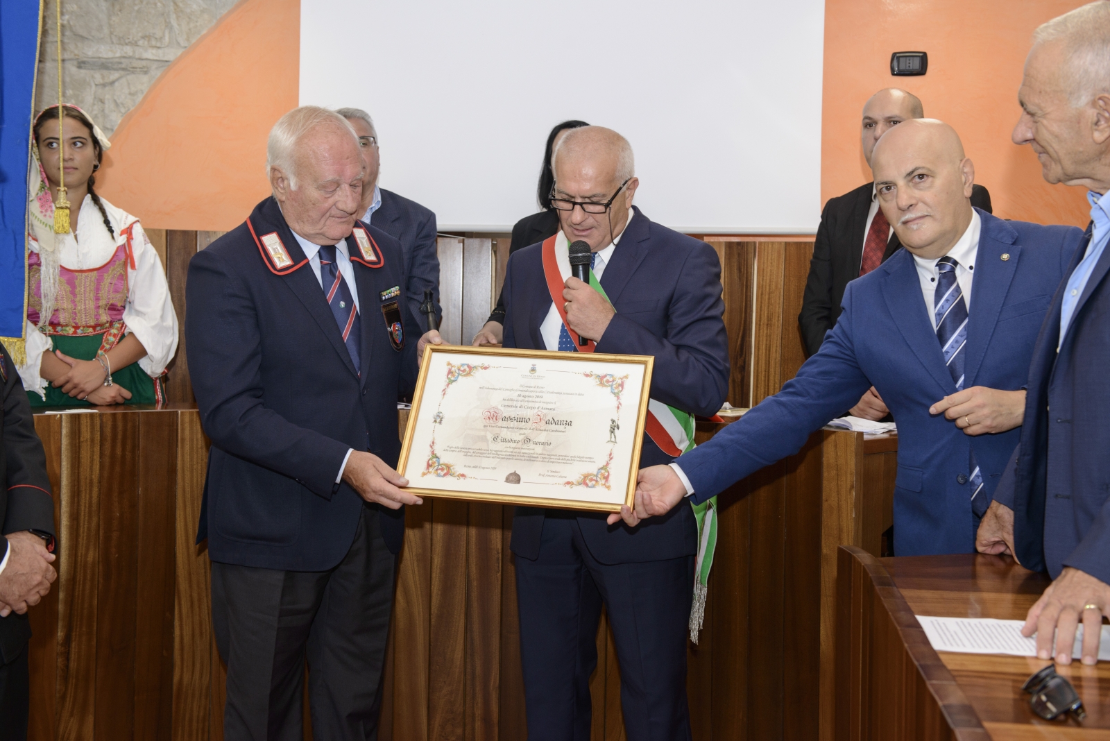 Reino| Conferita la cittadinanza onoraria al Generale di Corpo d’Armata Massimo Iadanza