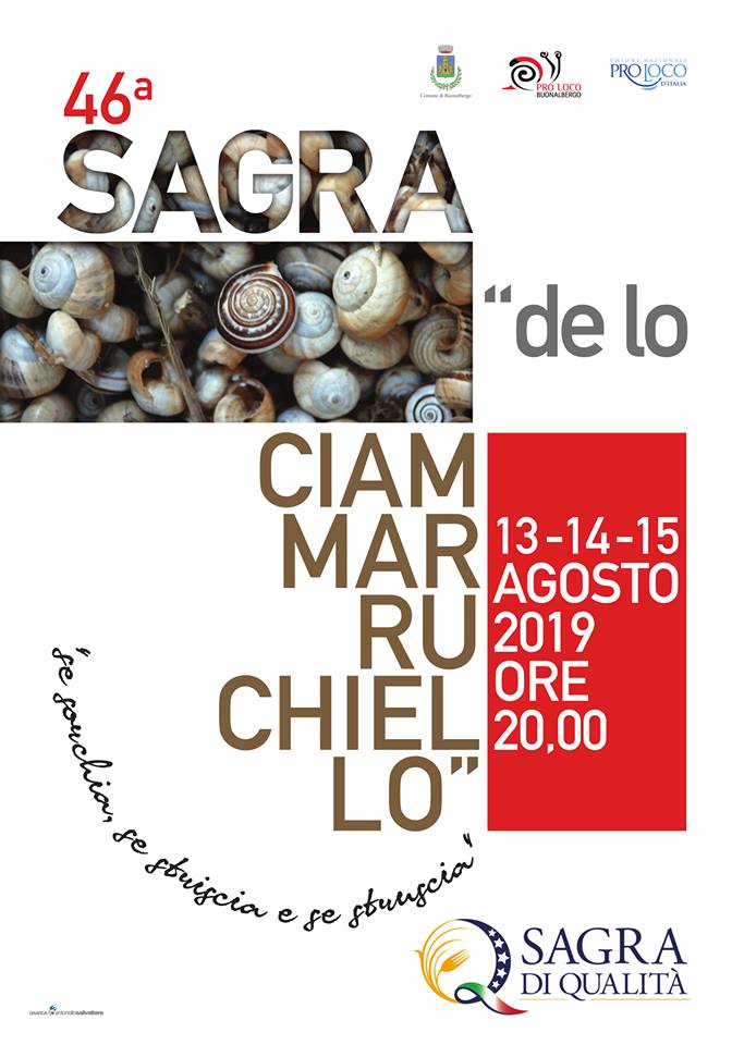 Buonalbergo| Al via la 46esima Sagra de lo Ciammarruchiello