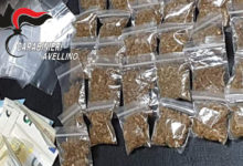 Prata Principato Ultra| Immigrato e spacciatore tenta di disfarsi della marijuana ma viene colto sul fatto anche grazie al fiuto di Gero