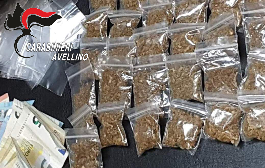 Prata Principato Ultra| Immigrato e spacciatore tenta di disfarsi della marijuana ma viene colto sul fatto anche grazie al fiuto di Gero