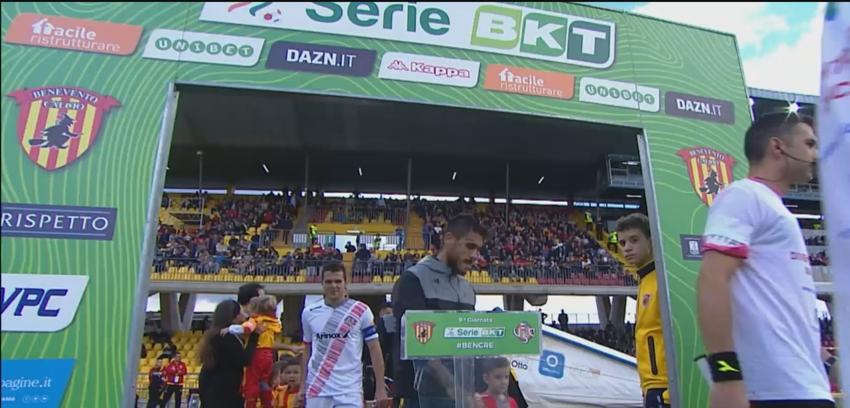 Calendari Serie B, Benevento esordio in trasferta