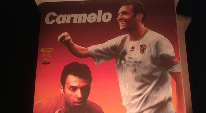Benevento, un murales per Carmelo. “La maglia numero 7 per sempre tua”