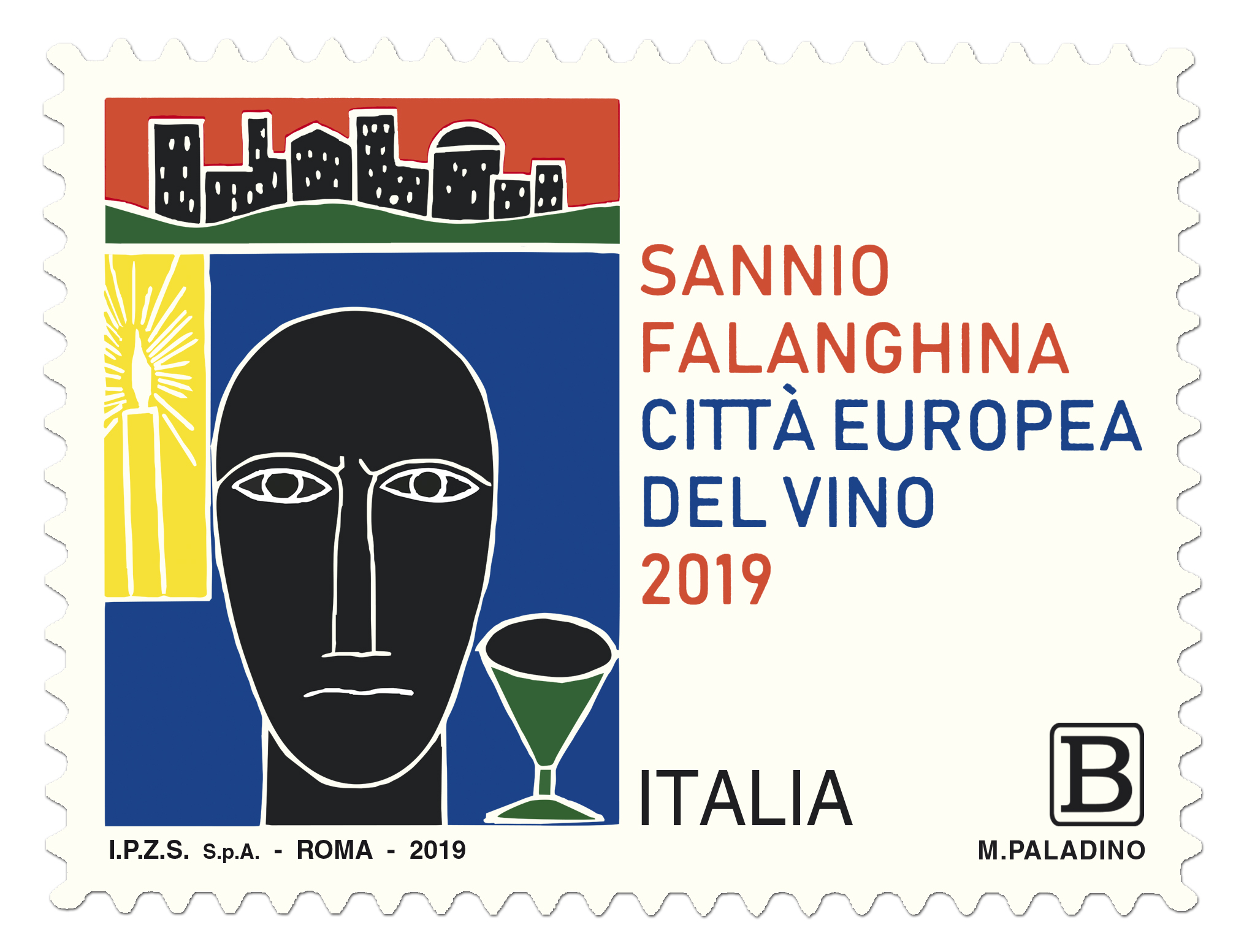Guardia Sanframondi| Presentato il francobollo celebrativo della Città europea del Vino 2019