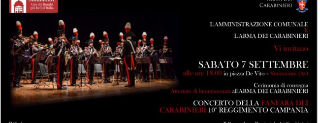 Summonte| Attestato di benemerenza alla stazione dei carabinieri di Ospedaletto, sabato la consegna